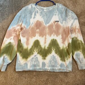 Vans Fleece Tie-dye Sweatshirt (Oversized)